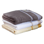 Bath Towel 100% Cotton, 600GSM; (90x160)cm, Grey