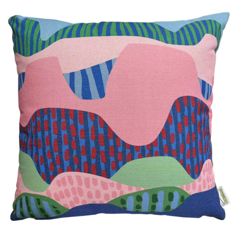 Domus: Outdoor Pillow; (45×45)cm, Pink Rose 1
