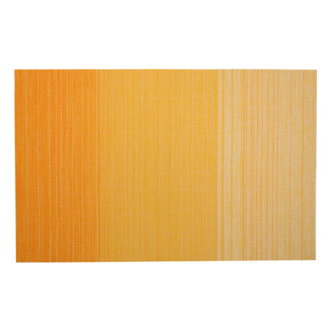 PVC Table Mat Set: 4Pcs; (45×30)cm, Yellow 1
