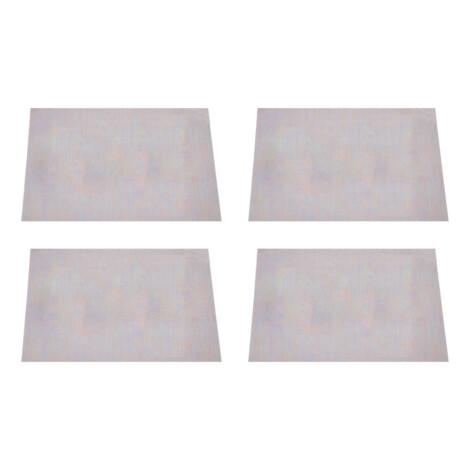 PVC Table Mat Set: 4Pcs; (45x300cm, White 1