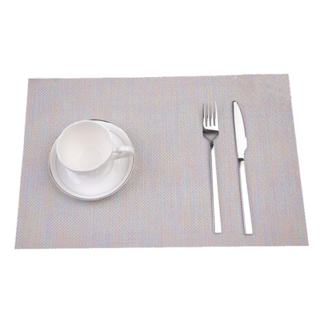 PVC Table Mat Set: 4Pcs; (45x300cm, White