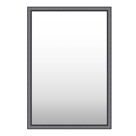 Domus: Wall Mirror With Frame; (60×90)cm, Grey 1