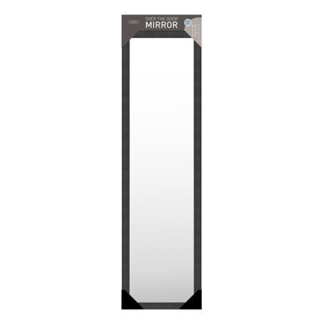Domus: Over The Door Mirror + Frame; (30×120)cm, Dark Grey 1
