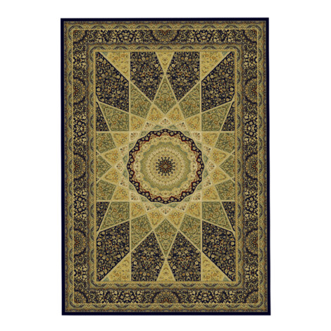 Oriental Weavers: Soft Line Bordered Geometric Centered Pattern Carpet Rug; (200×285)cm, Brown/Green 1