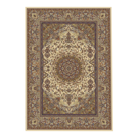 Oriental Weavers: Soft Line Bordered Floral Pattern Carpet Rug; (240×340)cm, Brown 1