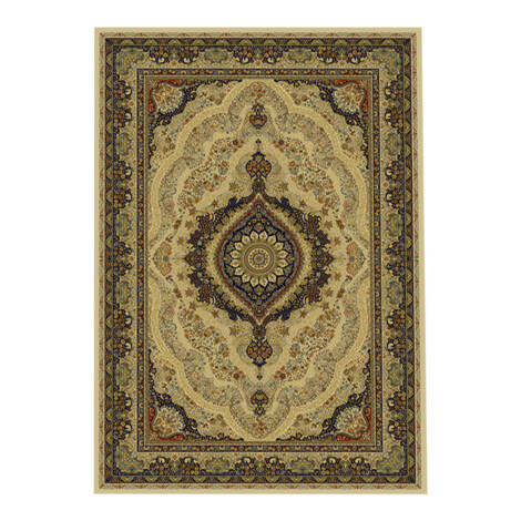 Oriental Weavers: Soft Line Bordered Centre Medallion Carpet Rug; (300×400)cm, Brown/Grey 1