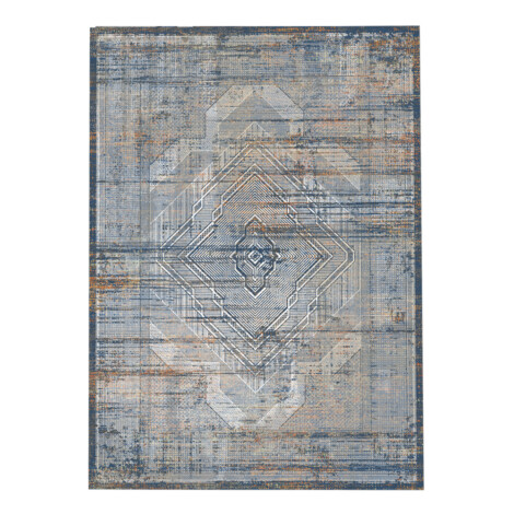 Oriental Weavers: Virgo Tribal Geometric Carpet Rug; (300×400)cm, Slate Grey 1