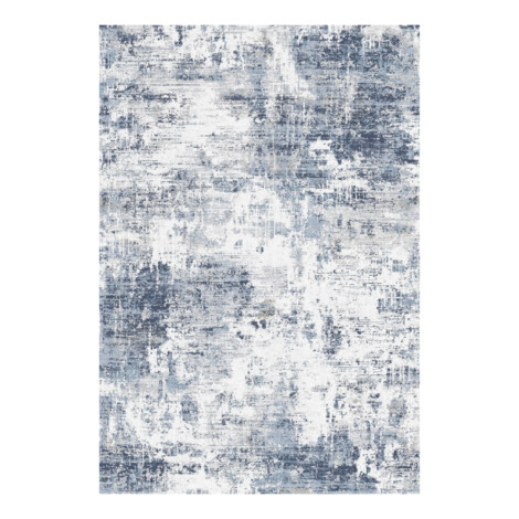 Valentis: Metis 1,344 million points 6mm Abstract Patterned Carpet Rug; (200×290)cm, Grey/Blue 1