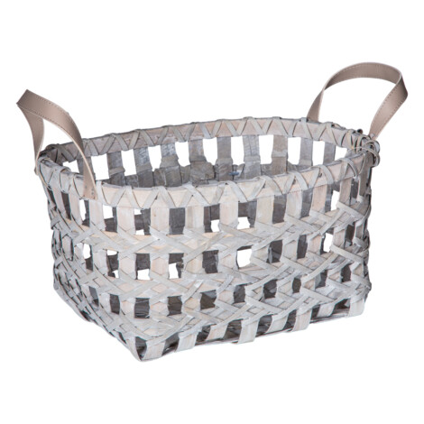Domus: Oval Willow Basket; (38x28x20)cm, Large 1
