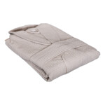 Domus: Waffel Bath Robe; Large, 1pc, Grey