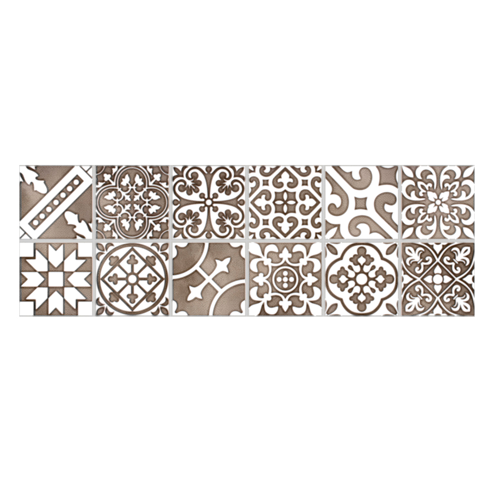 Berwick Taupe: Ceramic Decor Tile; (20.0×60
