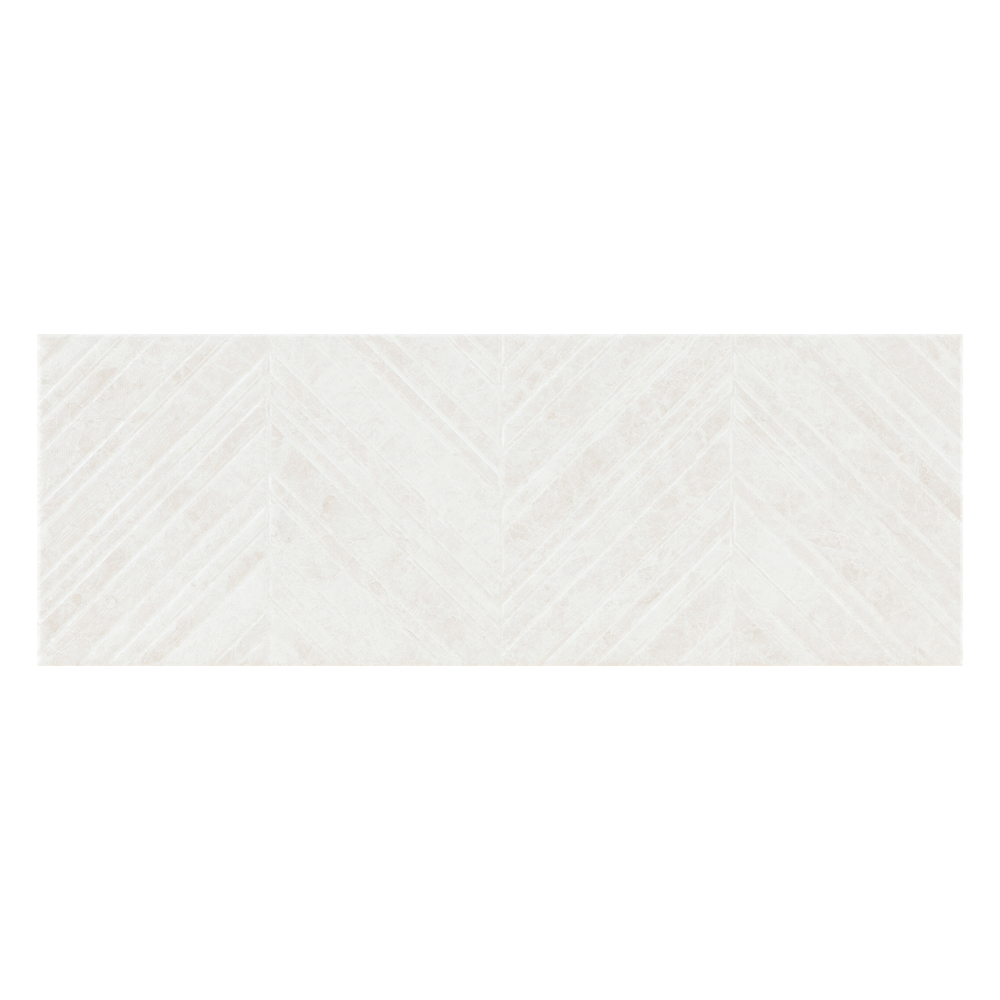 Atrium Relieve Lamar Blanco: Ceramic Tile; (25.0×70