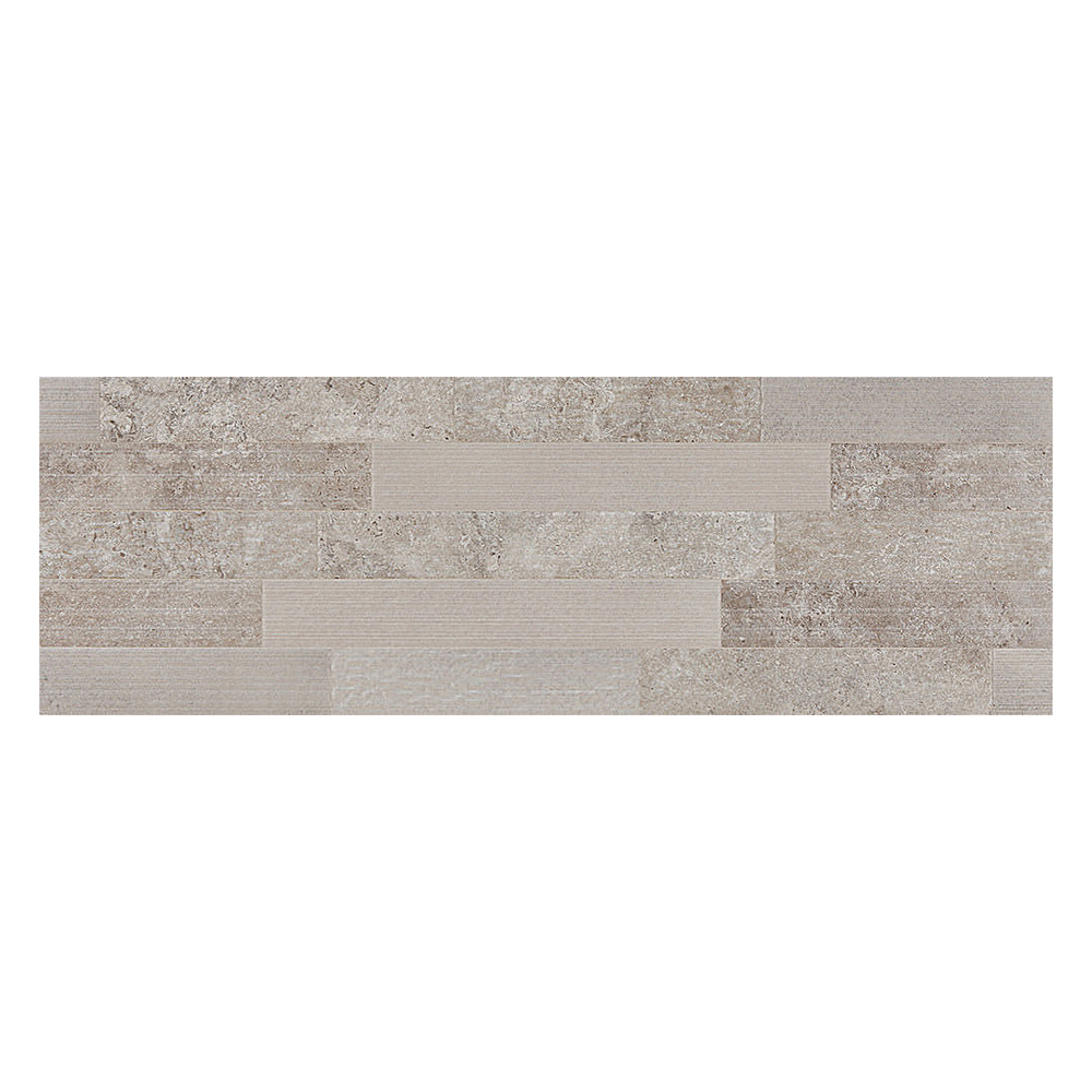 Essential Relieve Meru Ceniza: Ceramic Tile; (30.0×90