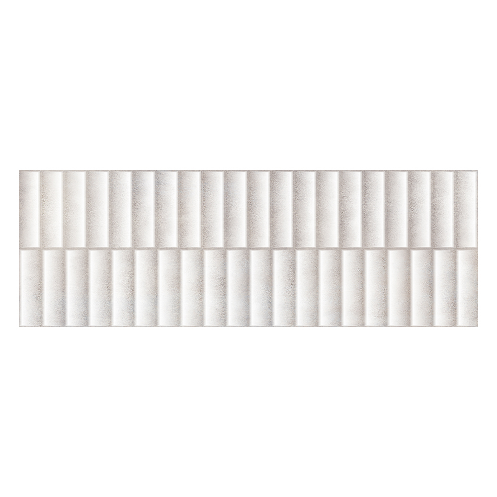 Dosso Relieve Bianco: Ceramic Tile; (40.0x120.0)cm