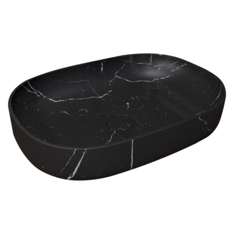 Counter Top Basin; 60cm, Black Marquine 1