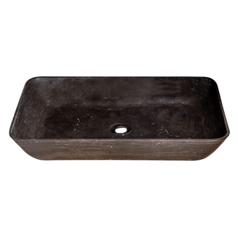 Natural Blue Stone: Counter Top Basin; 60cm 1