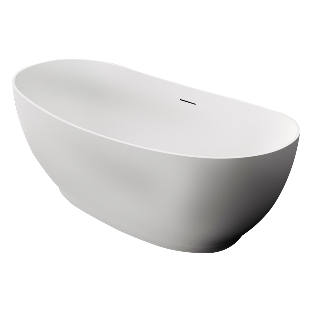 Freestanding BathTub; (170x80x60)cm, White 1