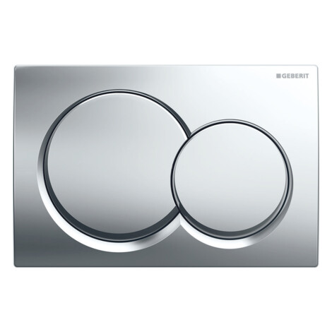 Geberit: Actuator Plate Alpha 01, Bright Chrome Plated 1