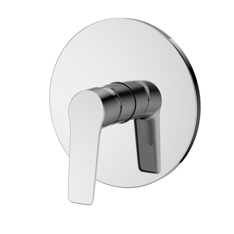 Nova HB: 3-Way Concealed Shower Mixer, Single Lever: Wall Type, Brass 1