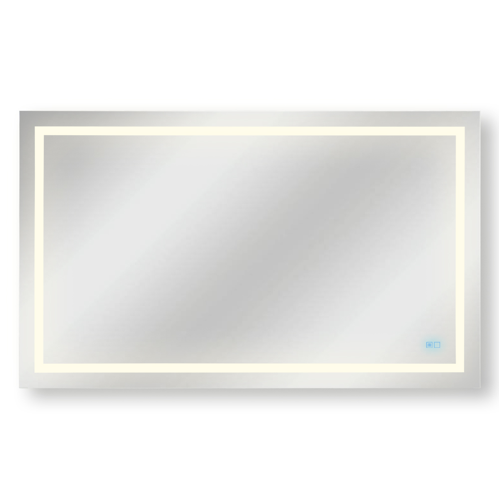 Mirror With LED Lights + Demister Pad + Touch Control; (150×90)cm 1