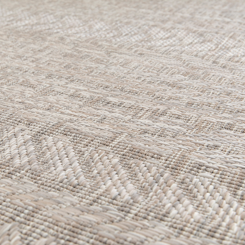 Timber Carpet Rug; (200x290)cm, Light Grey/Brown