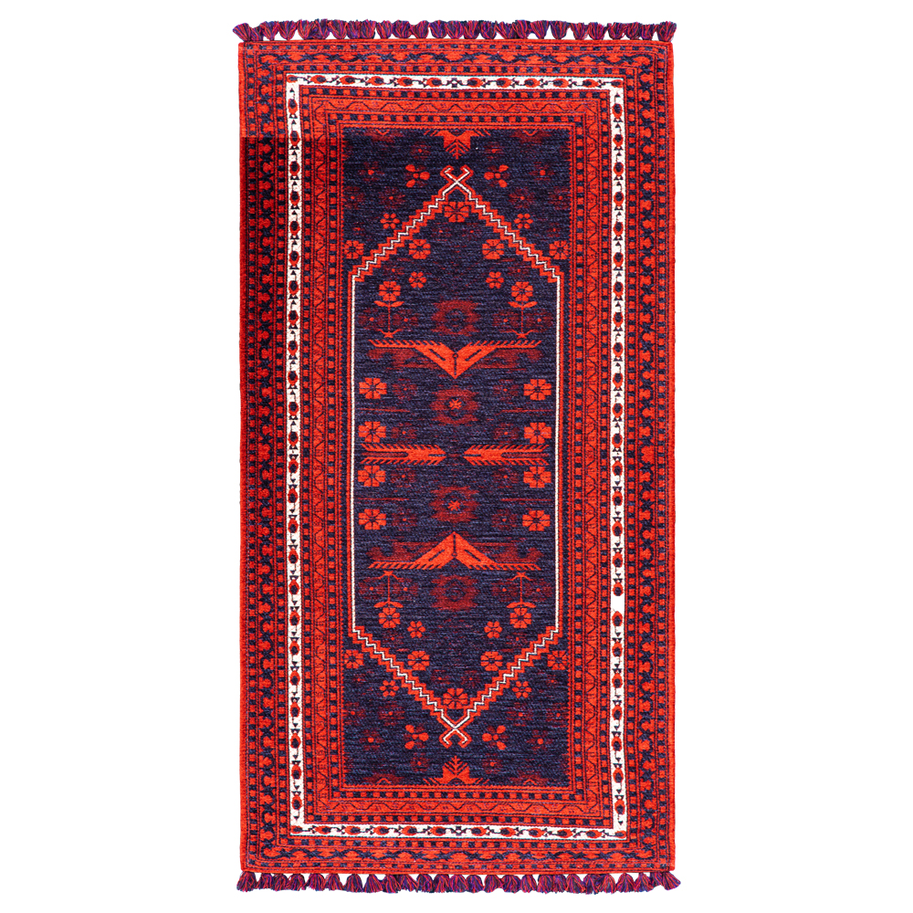 Cizm: Afgan Central Medallion Carpet Rug; (160×230)cm 1