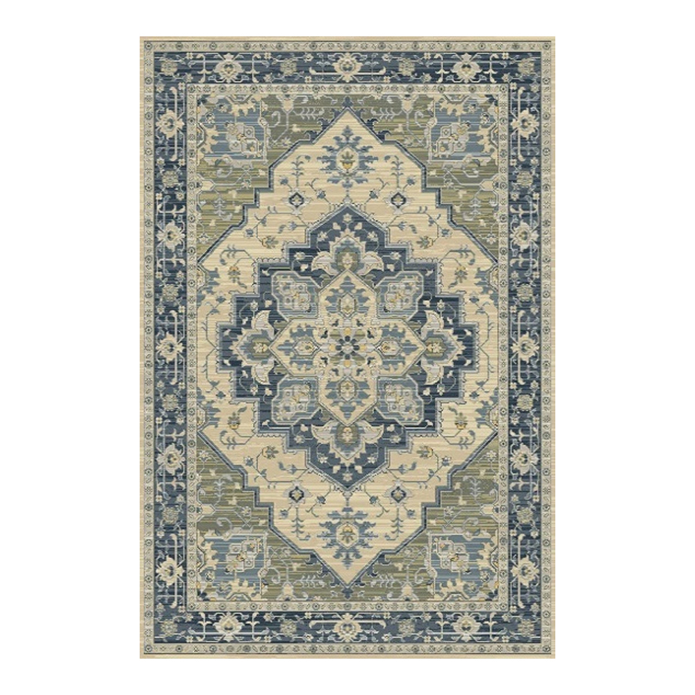Oriental Weavers: Abardeen Serapi Pattern Carpet Rug; (200×290)cm, Blue/Cream 1
