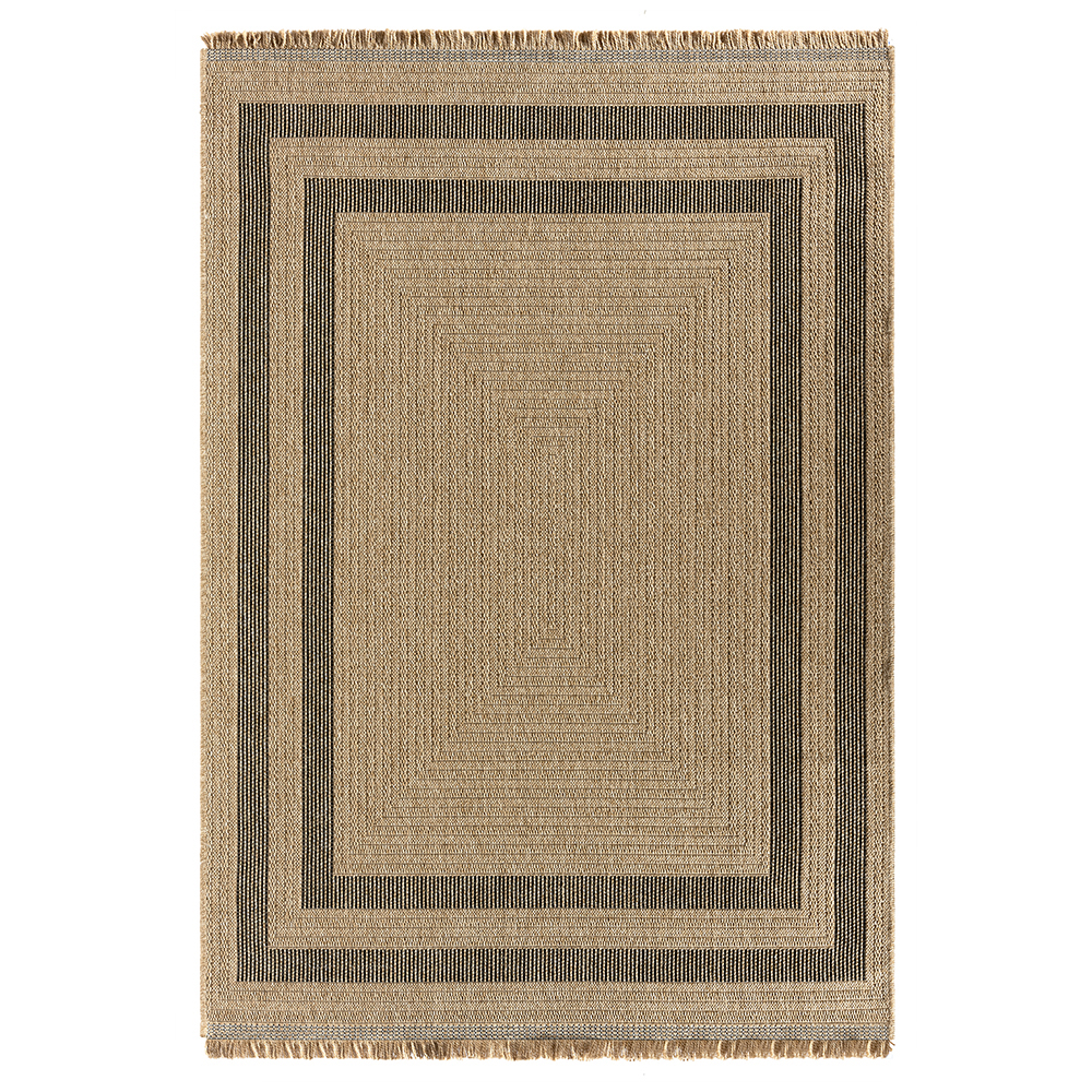 Seyran: India Solid border Rectangular Carpet Rug; (160X230)cm 1