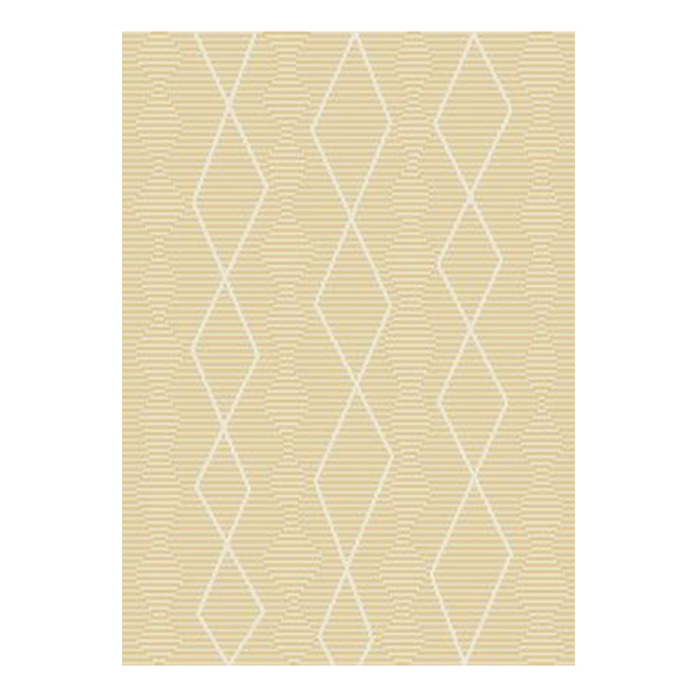 Ufuk: Panama Intertwined Diamonds Pattern Carpet Rug; (200×290)cm, Beige 1