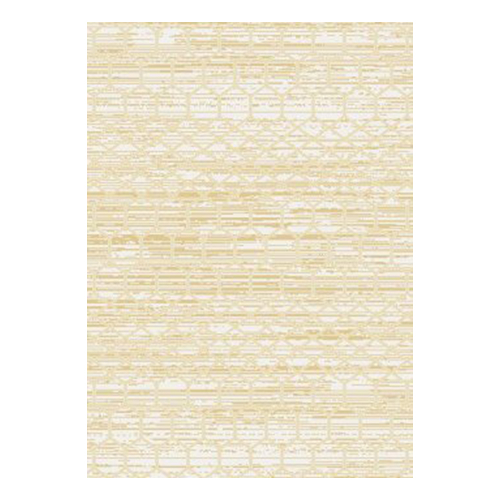 Ufuk: Panama Hexagonal Pattern Carpet Rug; (200×290)cm, Beige 1