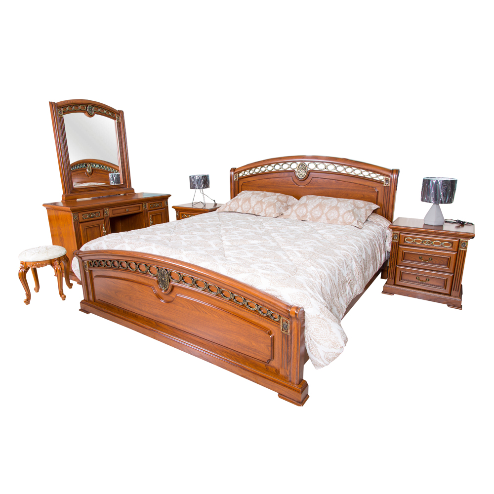Wooden Bed; (1