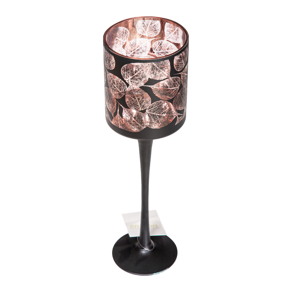Glass Candle Holder; (9×30)cm 1