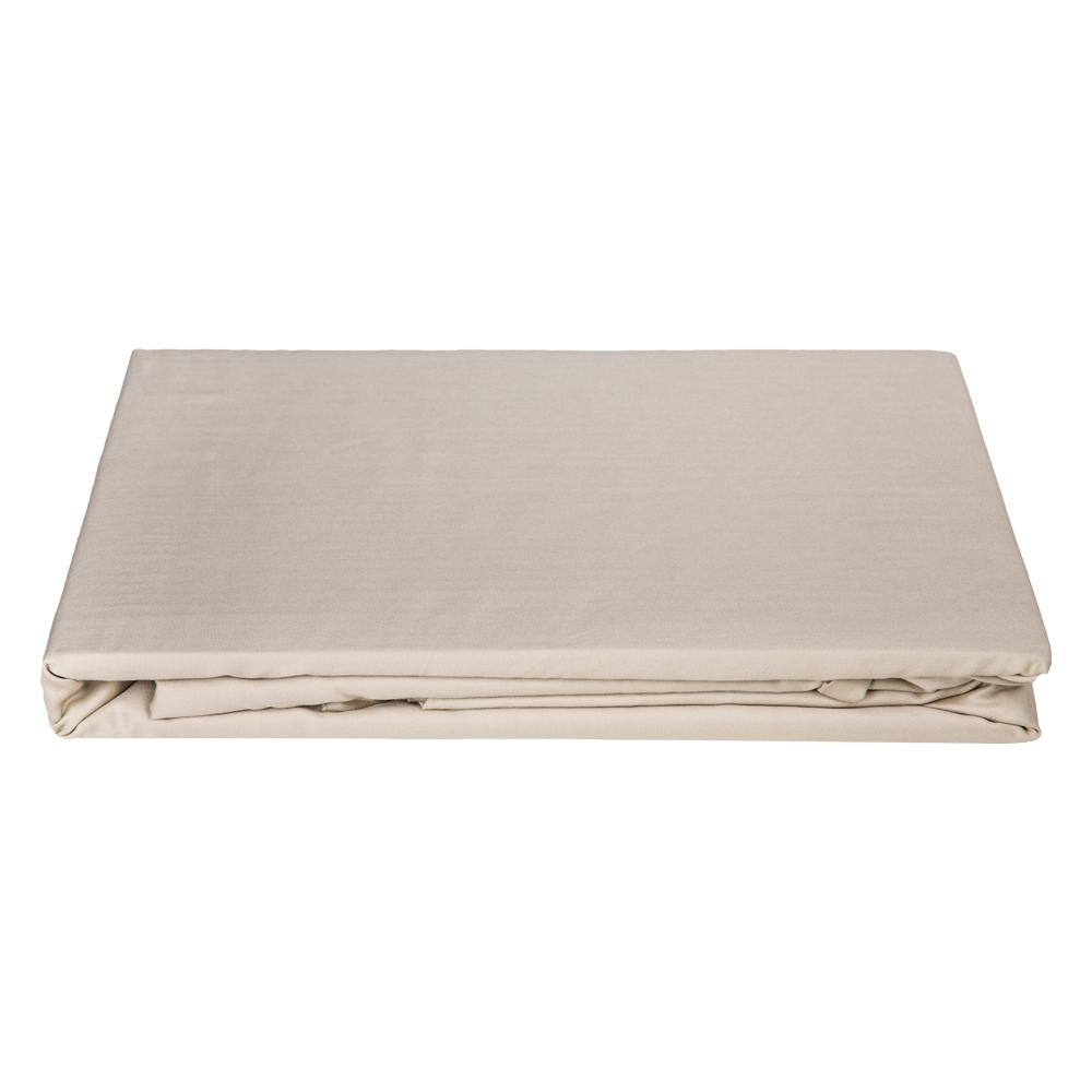 Domus: Duvet Cover Single 250Tc 100% Cotton; (160x220)cm, Stone