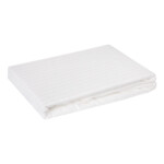 Domus: SuperKing Duvet Cover: 1pc: 1cm Striped; (260x270)cm, White