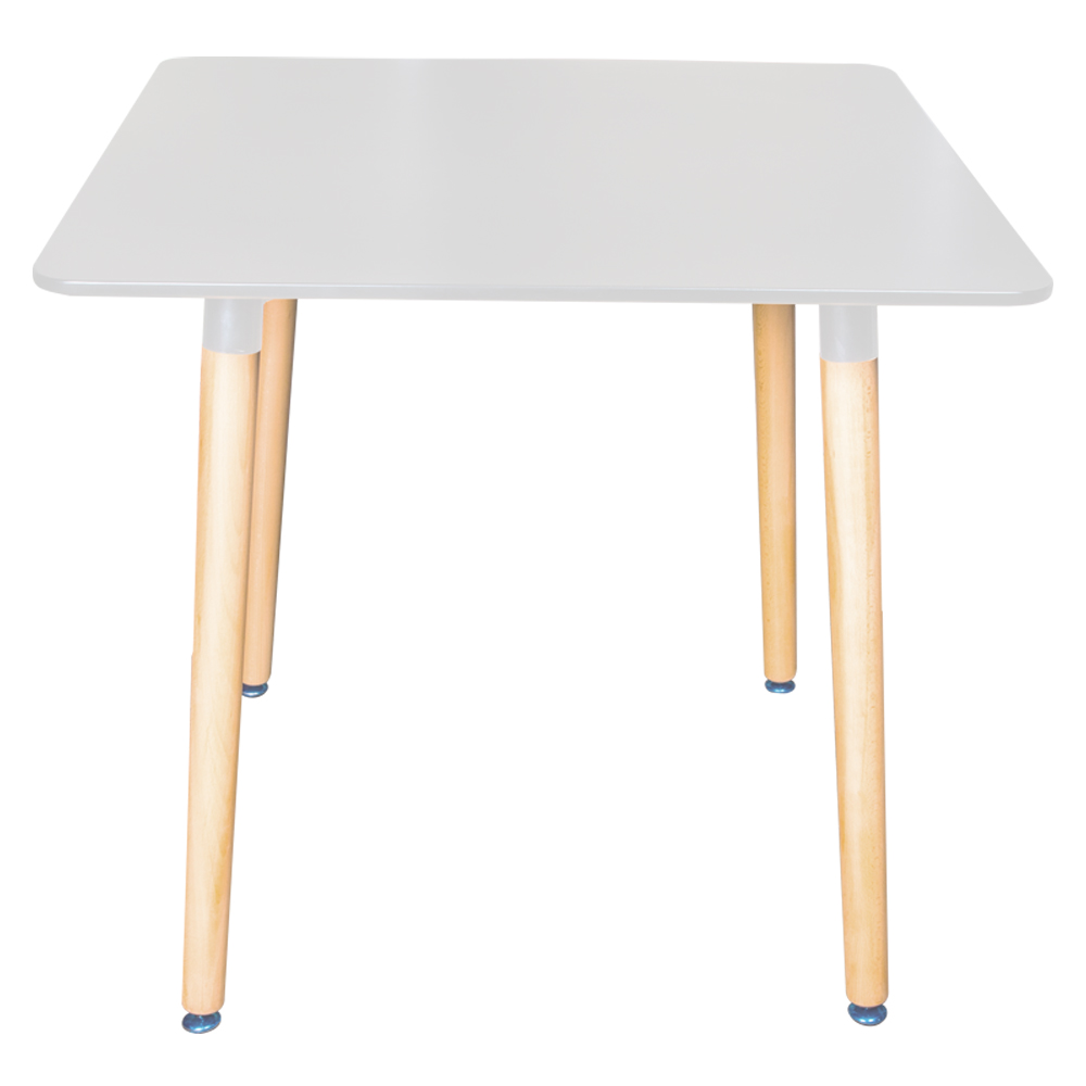 Dining Table; (80x80x74)cm, White 1