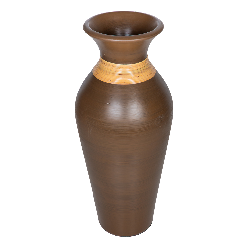 Bottle Shaped Vase; (60x29x29)cm, Brown 1