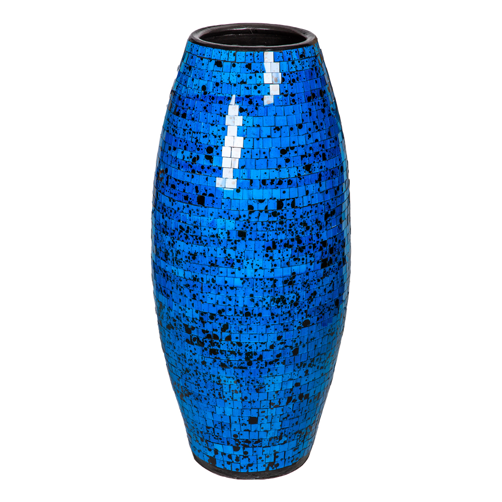 Decorative Vase; (38×80)cm, Blue 1