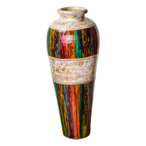 Terracota Vase: Banana Bark With Texture 1
