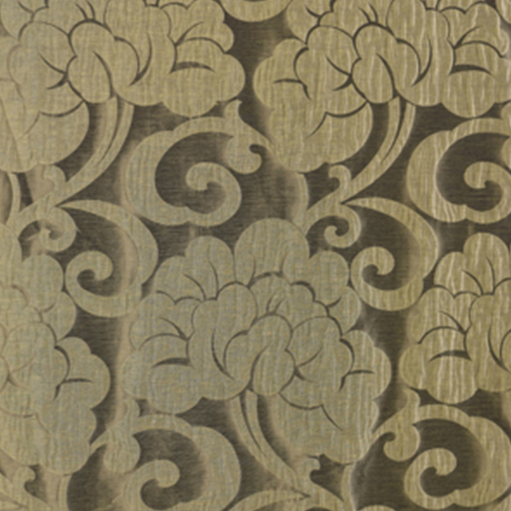 157-2556: Furnishing Embossed Floral Pattern Fabric; 140cm 1