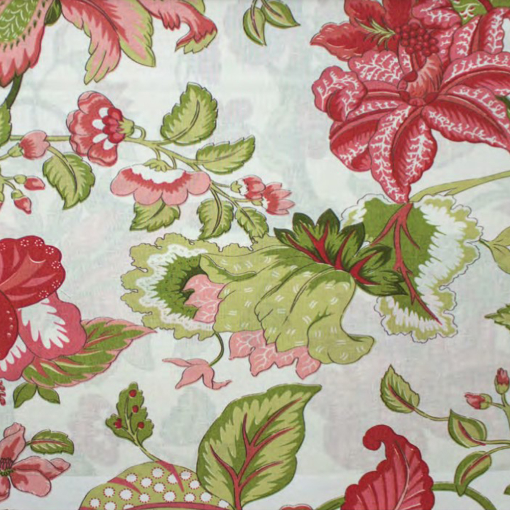 527-2129: Furnishing Floral Pattern Fabric; 280cm 1