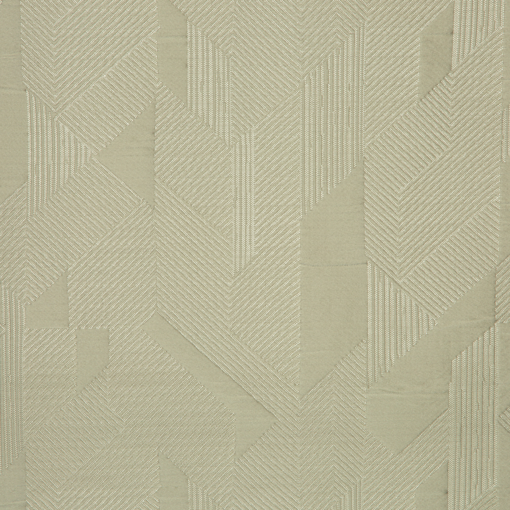 Laurena Jaipur Collection: Ddecor Geometric Abstract Patterned Furnishing Fabric, 280cm, Silver/Beige 1
