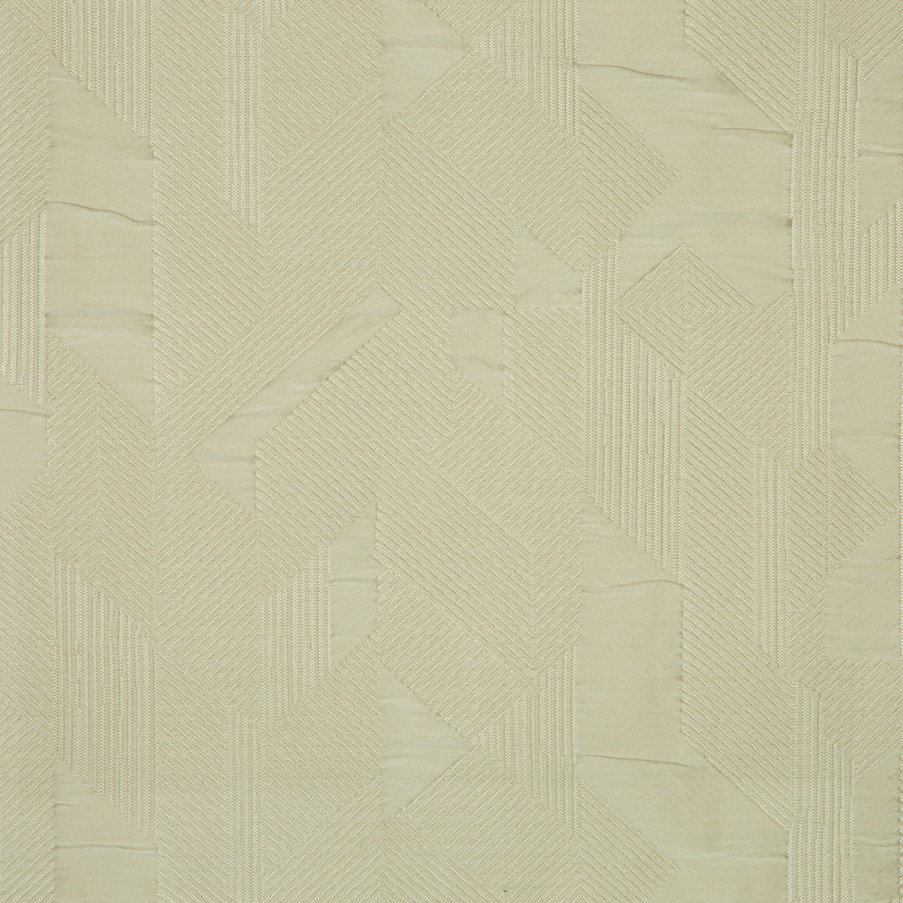Laurena Jaipur Collection: Ddecor Geometric Abstract Patterned Furnishing Fabric, 280cm, Ivory 1
