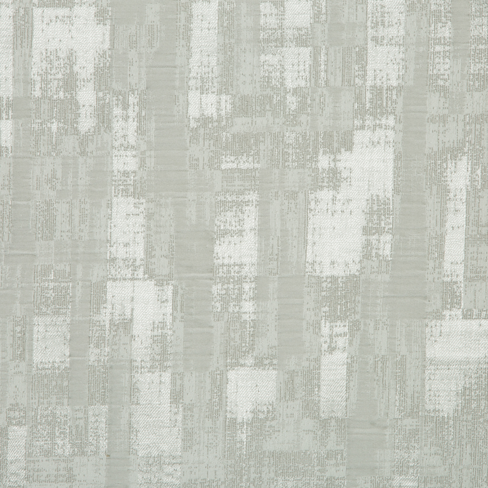Laurena Jaipur Collection: Ddecor Textured Abstract Patterned Furnishing Fabric, 280cm, Silver/Cream 1