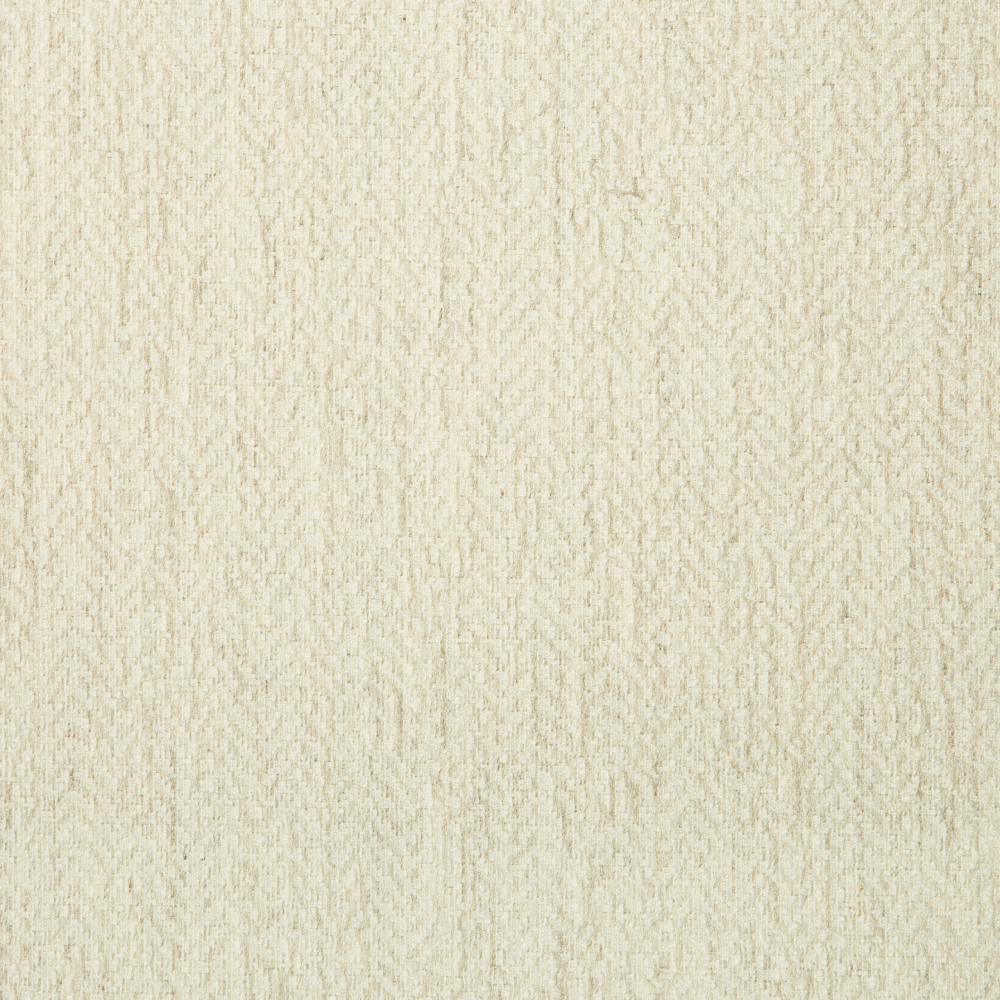 Jambo: Ferri Textured Abstract Pattern Furnishing Fabric, 290cm, Ivory White 1