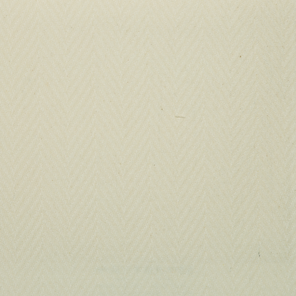 Jambo: Ferri Textured Chevron Pattern Furnishing Fabric, 290cm, White 1