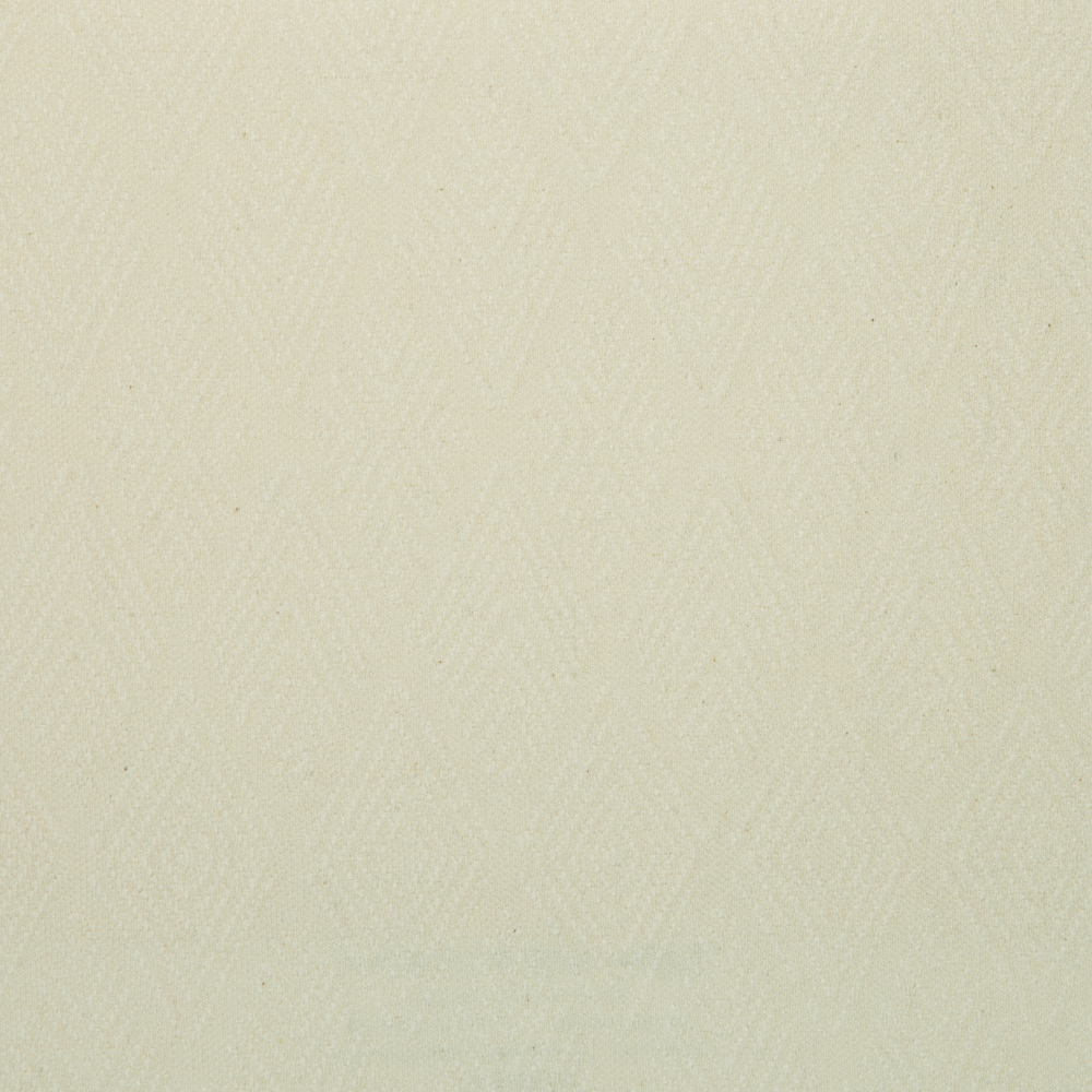 Jambo: Ferri Textured Diamond Tribal Pattern Furnishing Fabric, 290cm, White 1