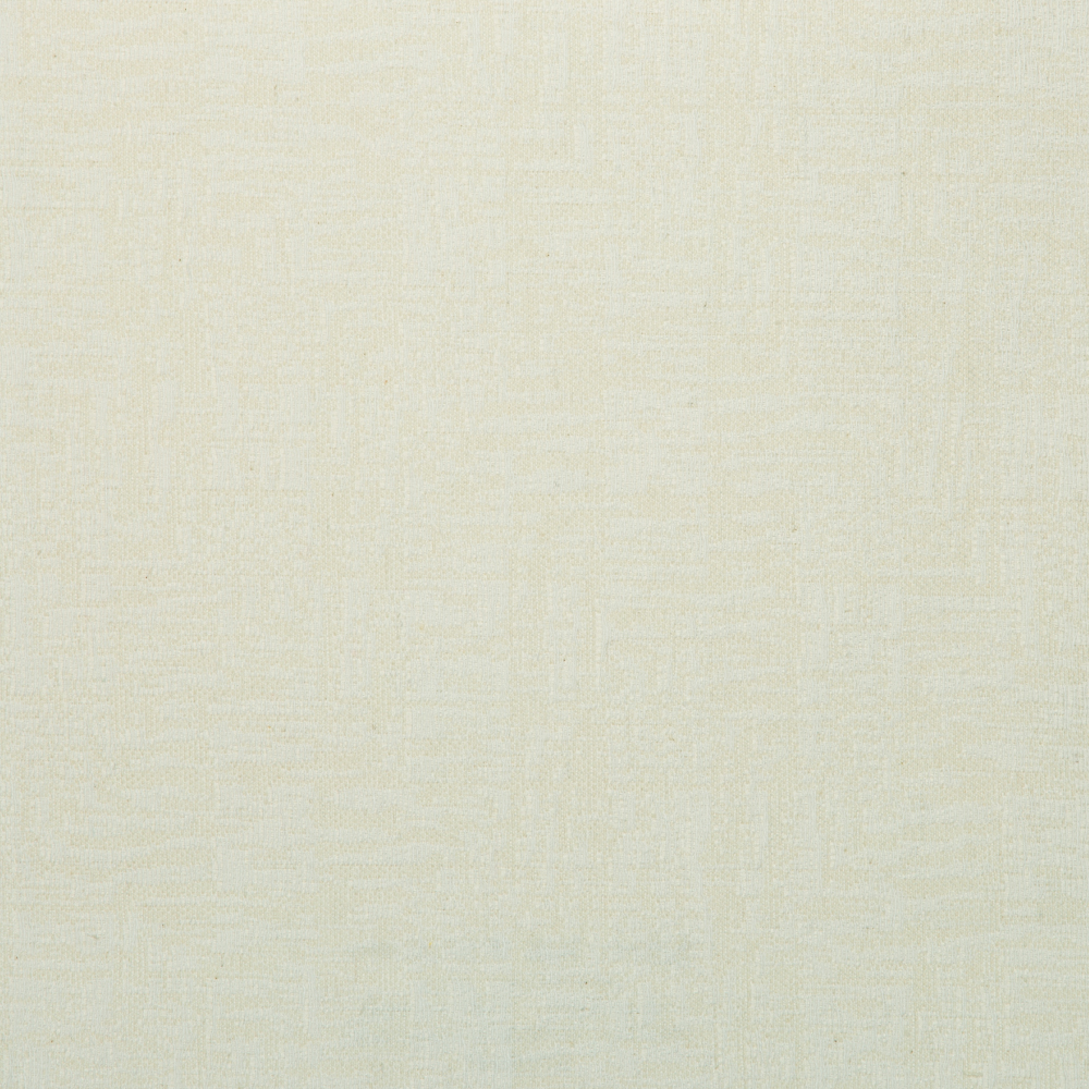 Jambo: Ferri Textured Abstract Pattern Furnishing Fabric, 290cm, White/Cream 1