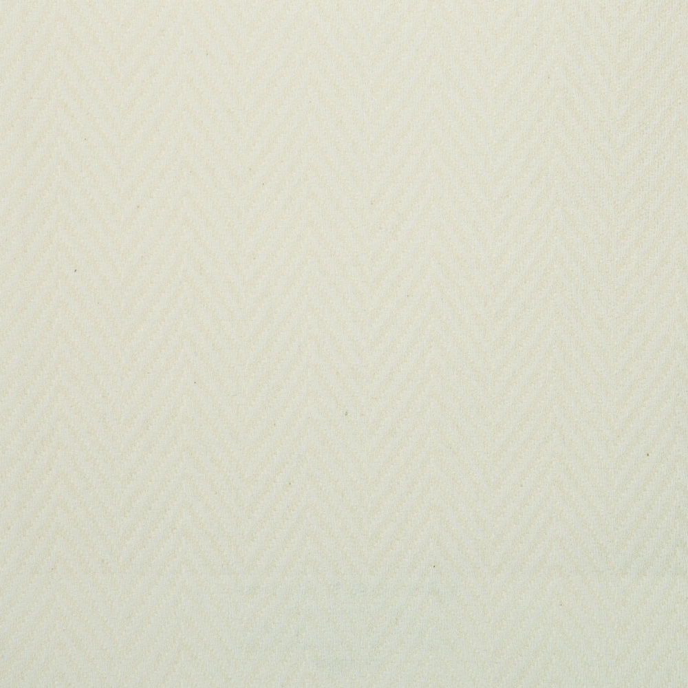 Jambo: Ferri Textured Chevron Pattern Furnishing Fabric, 290cm, White/Cream 1