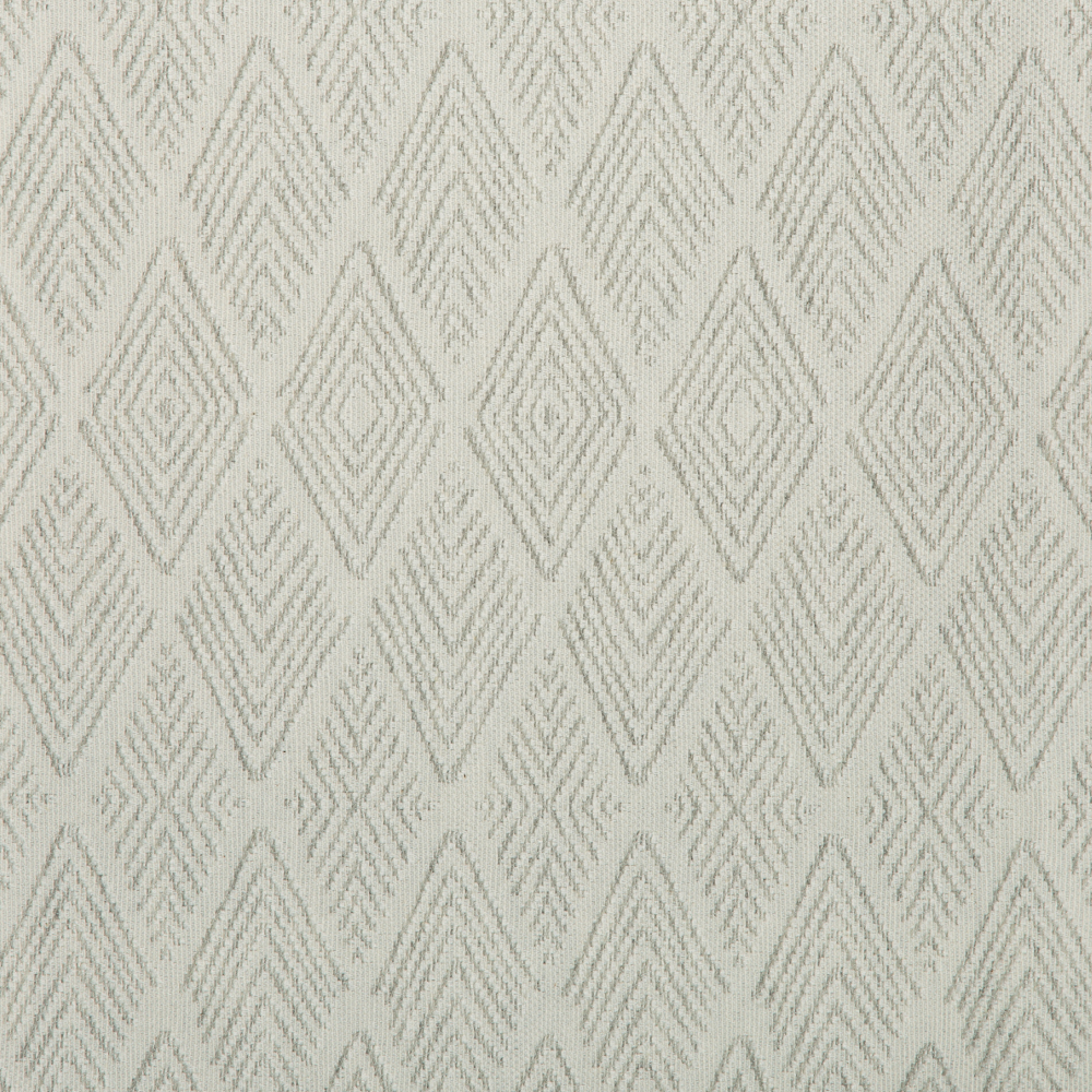 Jambo: Ferri Textured Chevron Pattern Furnishing Fabric, 290cm, White/Light Grey 1