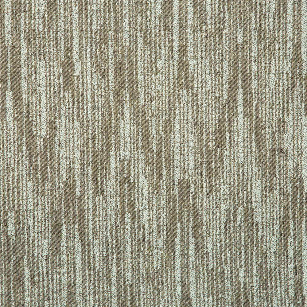 Kisumu: Ferri Stripe Pattern Furnishing Fabric; 290cm, Mocha/Grey 1